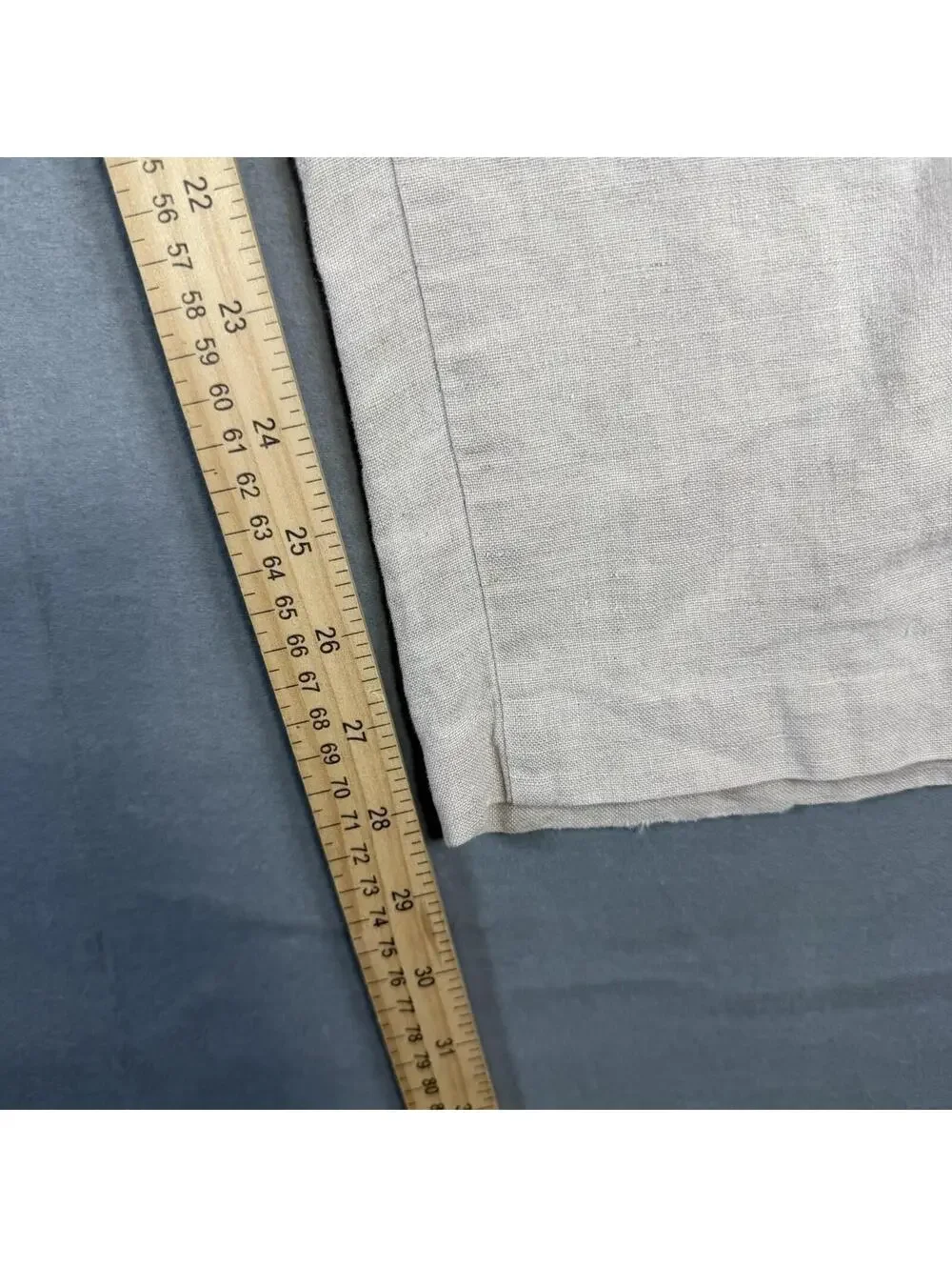 Daniel Cremieux Collection Linen Pants Men's 35x29* Cream Beige Relaxed Casual